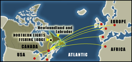 Northern Lights Fishing Lodge Location